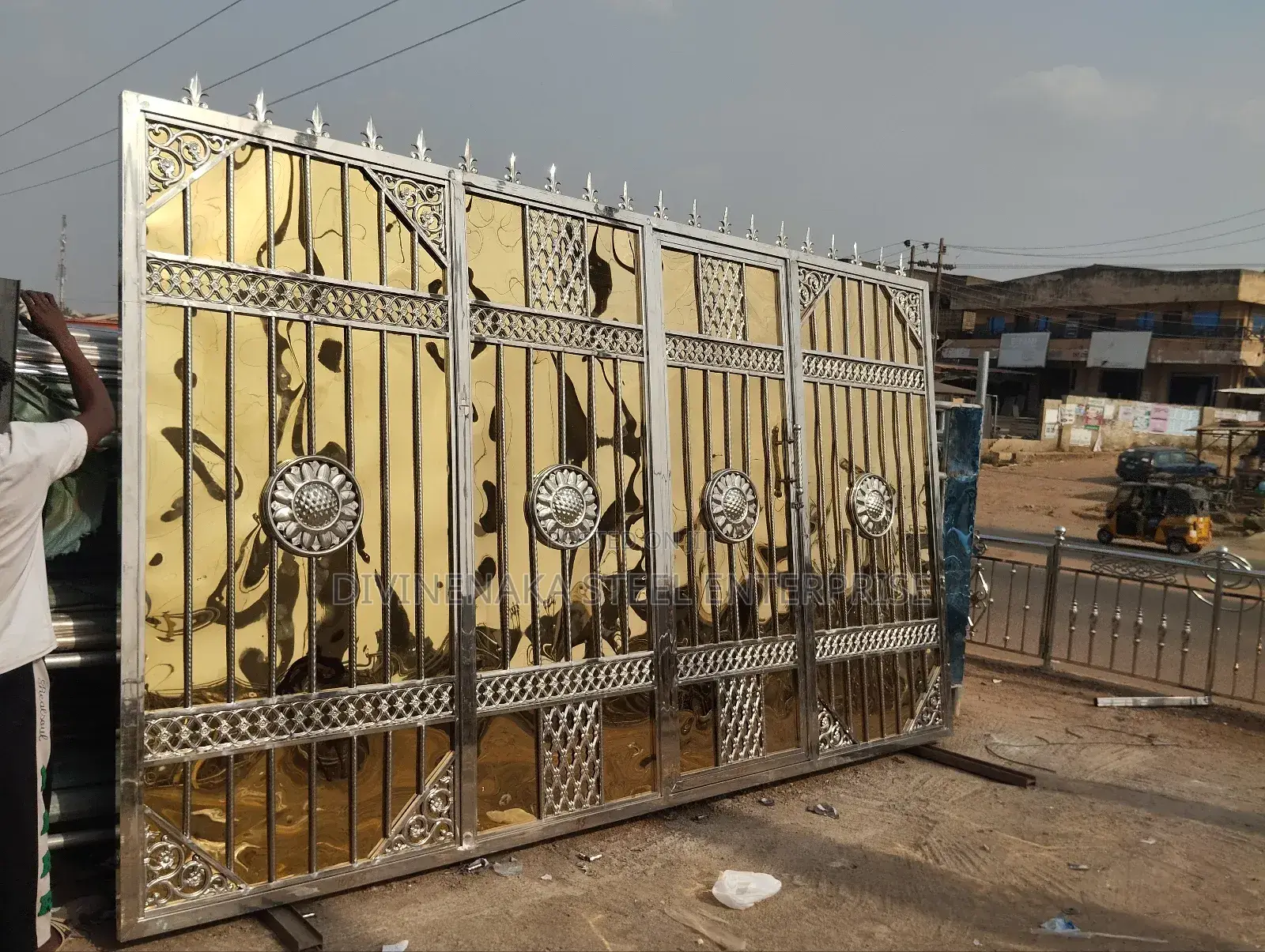 Gold Stainless Gate