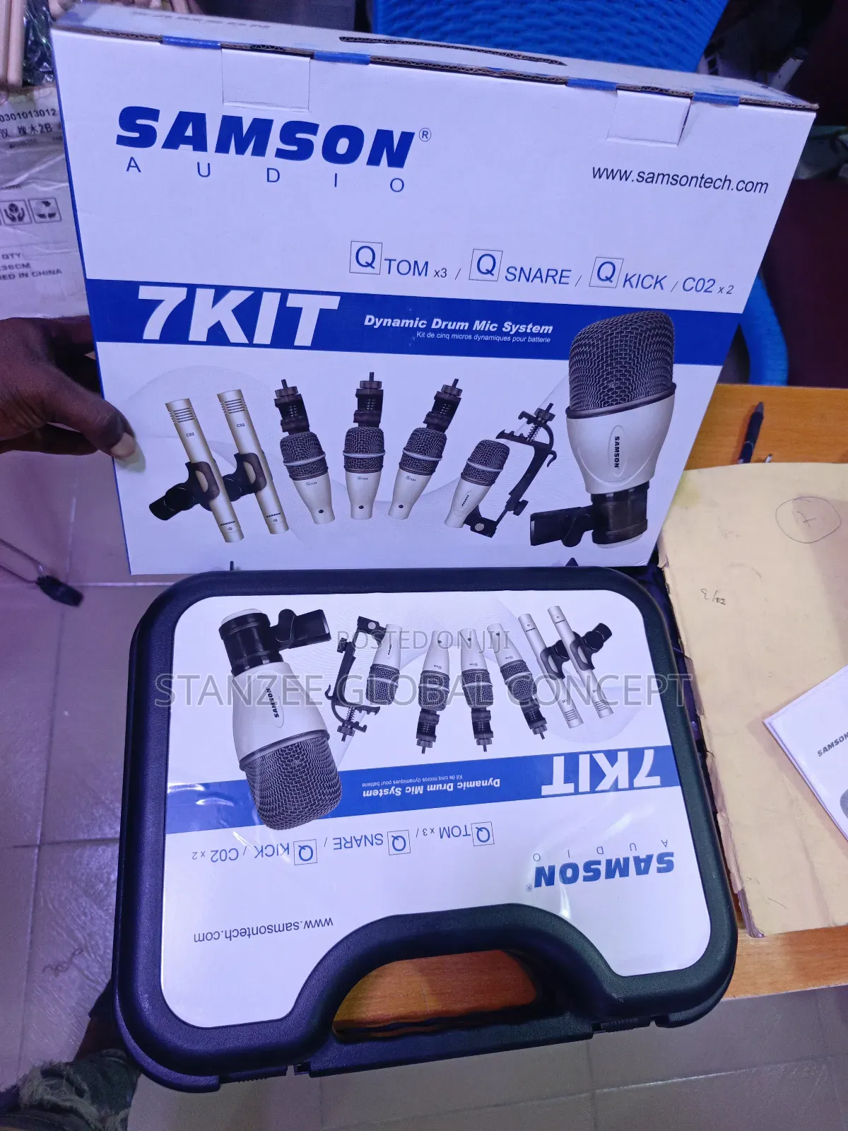 Samson 7 Sets Drum Microphone