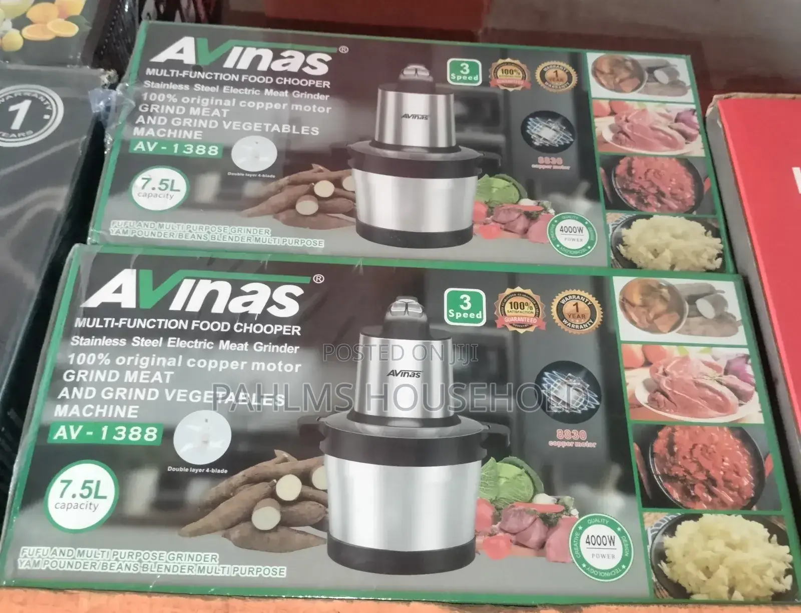Avinas 7.5l Food Processor|Yam Pounder