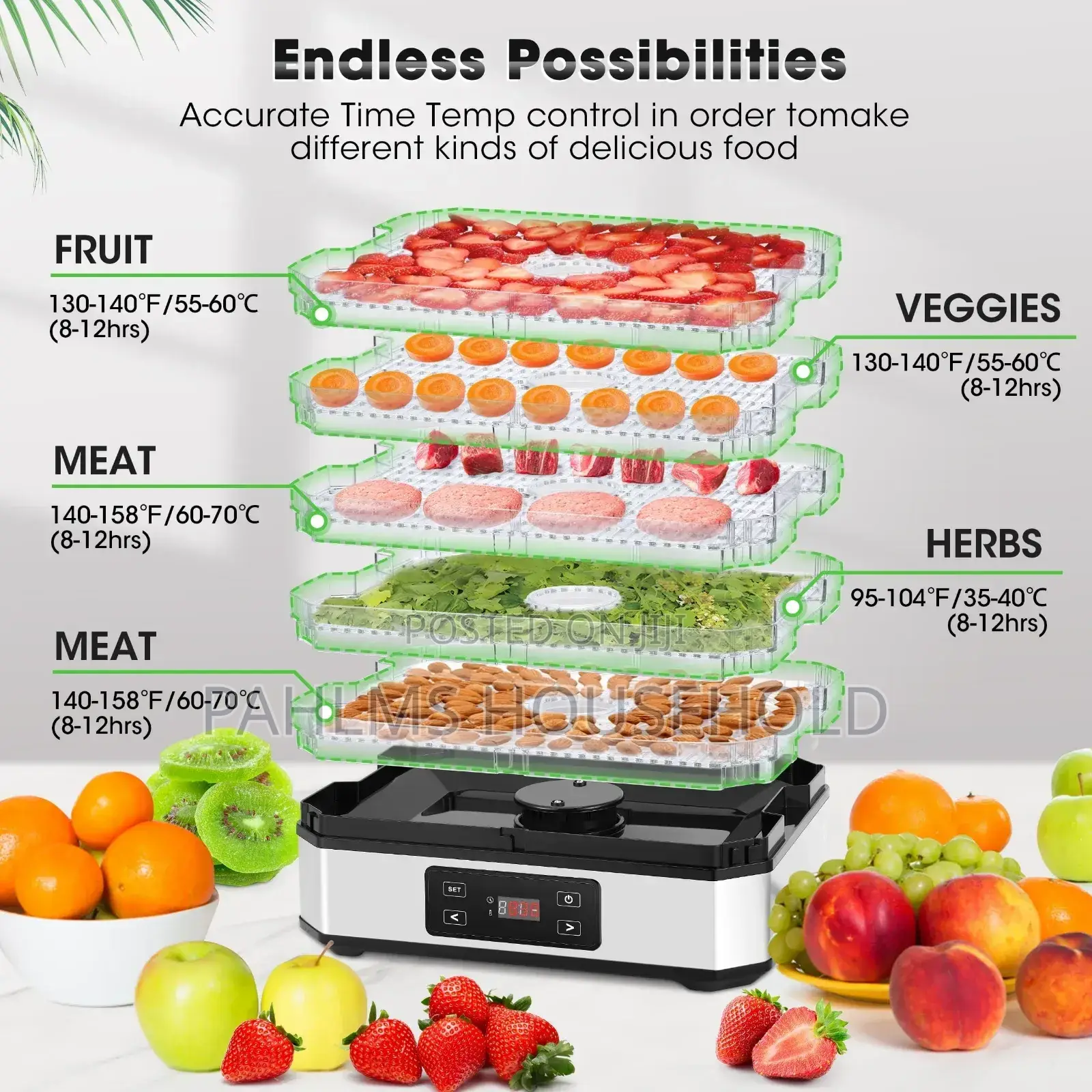 Raf 5layers Food Dehydrator