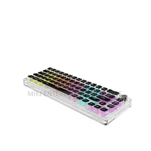 Porodo Transparent Wired Mechanical Keyboard With Aluminium