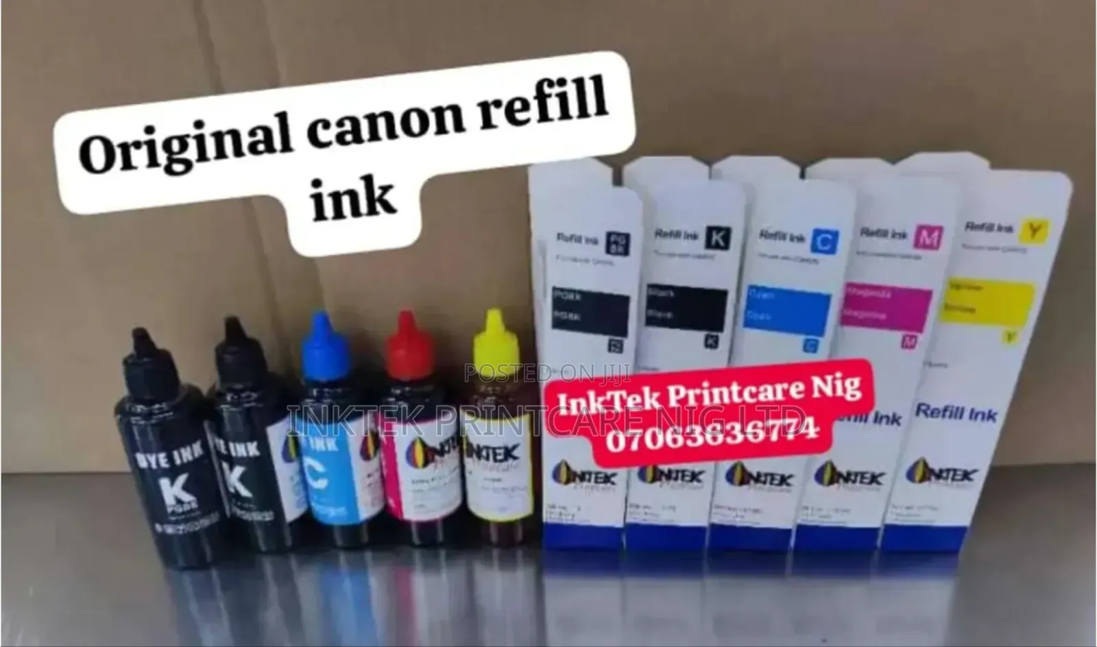 Premium Refill Ink for All Canon Printers.