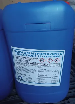 Sodium Hypochlorite (Naocl) Liquid 12-15%