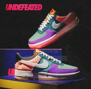 Undefeated Inc X Nike Air Force 1 Patent Leather Multi Color