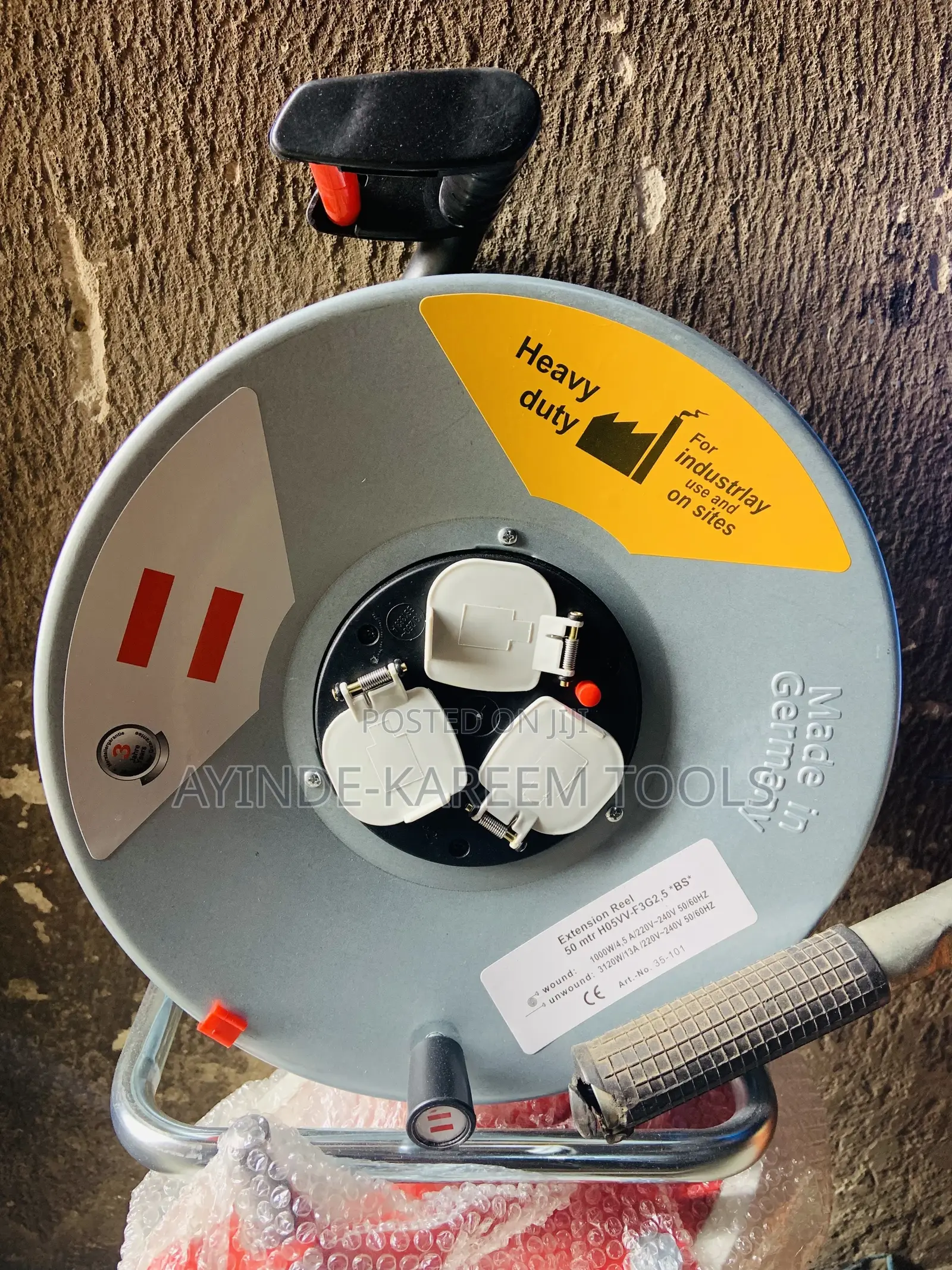 Heavy Duty Extension Cable Reels(2.5mm)(50meter)