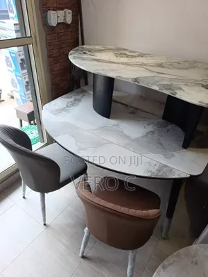 Convertible Marble Top Dining Table Set and Center Table.