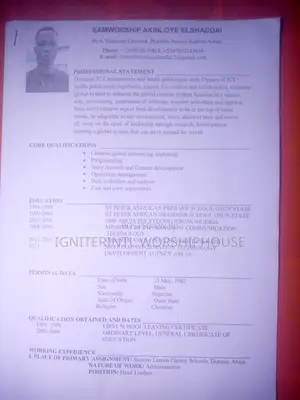 Advertising Marketing CV