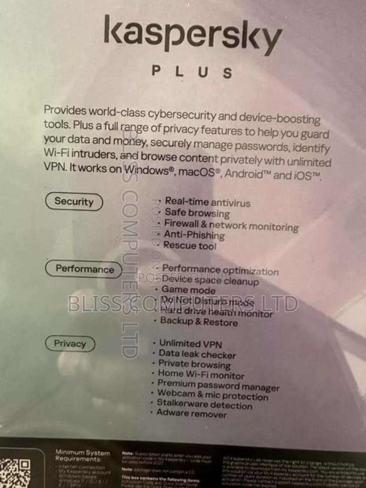 Kaspersky Plus 3 Users Antivirus