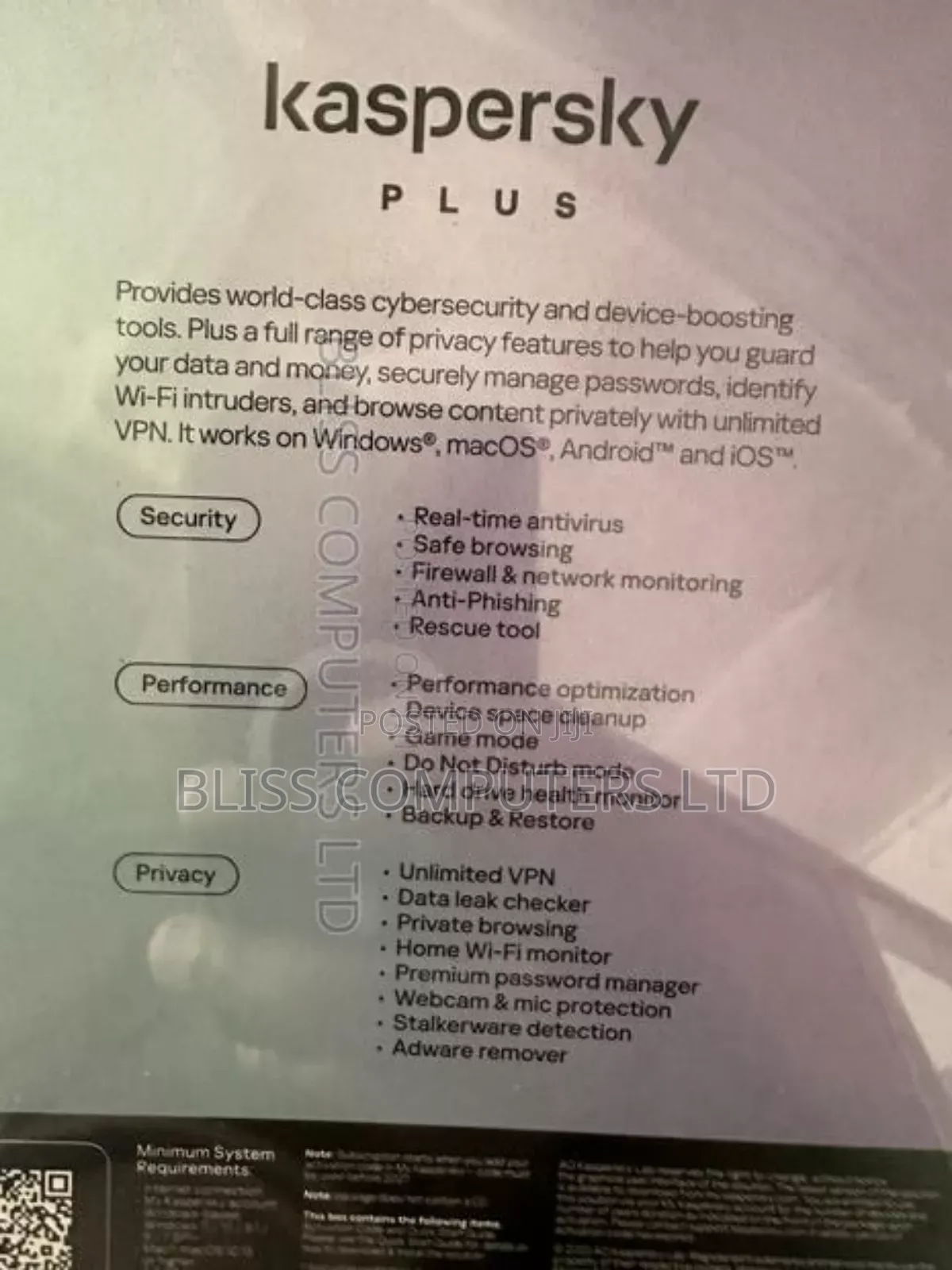 Kaspersky Plus 3 Users Antivirus