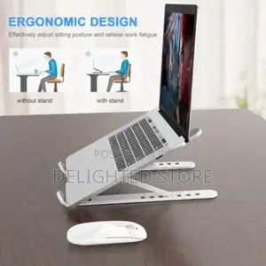 Stainless Steel Foldable Laptop Stand