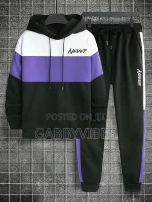 King-Like Quality Patch Hoodie and Joggers
