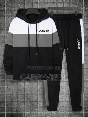 King-Like Quality Patch Hoodie and Joggers