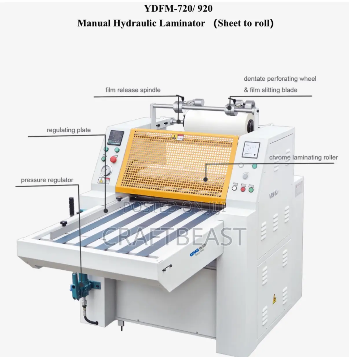 720 Manual Hydraulic Laminator