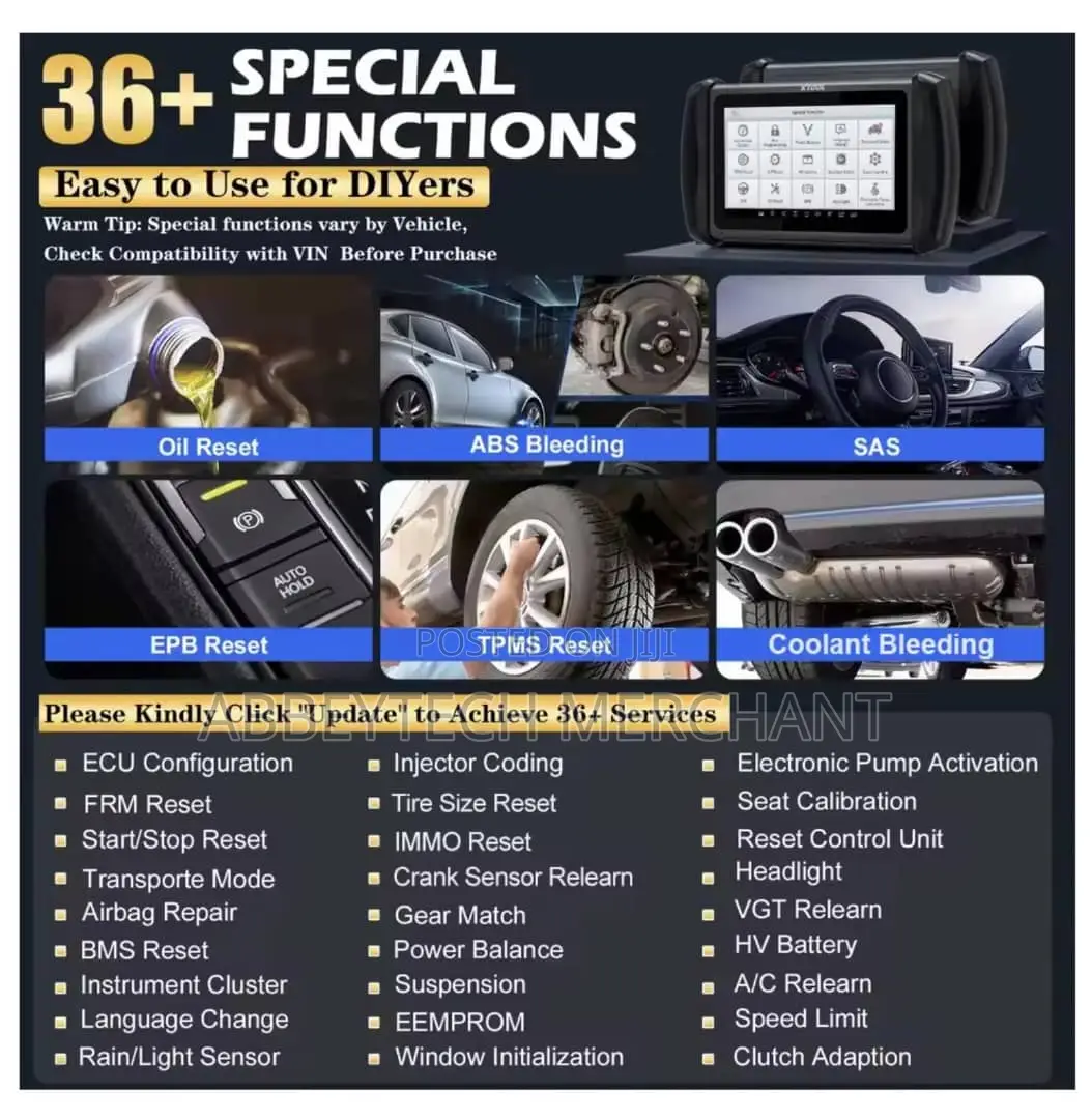 Xtool Ip819 Automotive Scanner Ecu Coding Vag Guided