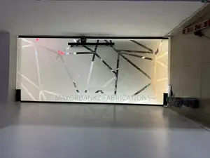 Frameless Glass Door With Frosted Effects