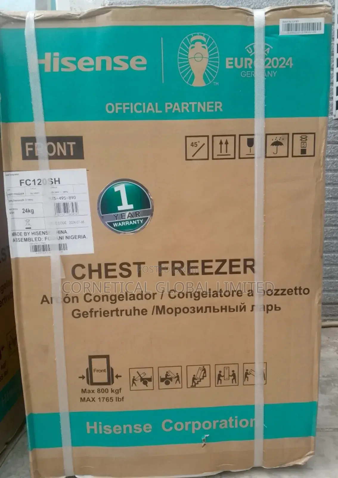 Hisense Chest Freezer 95l 120sh