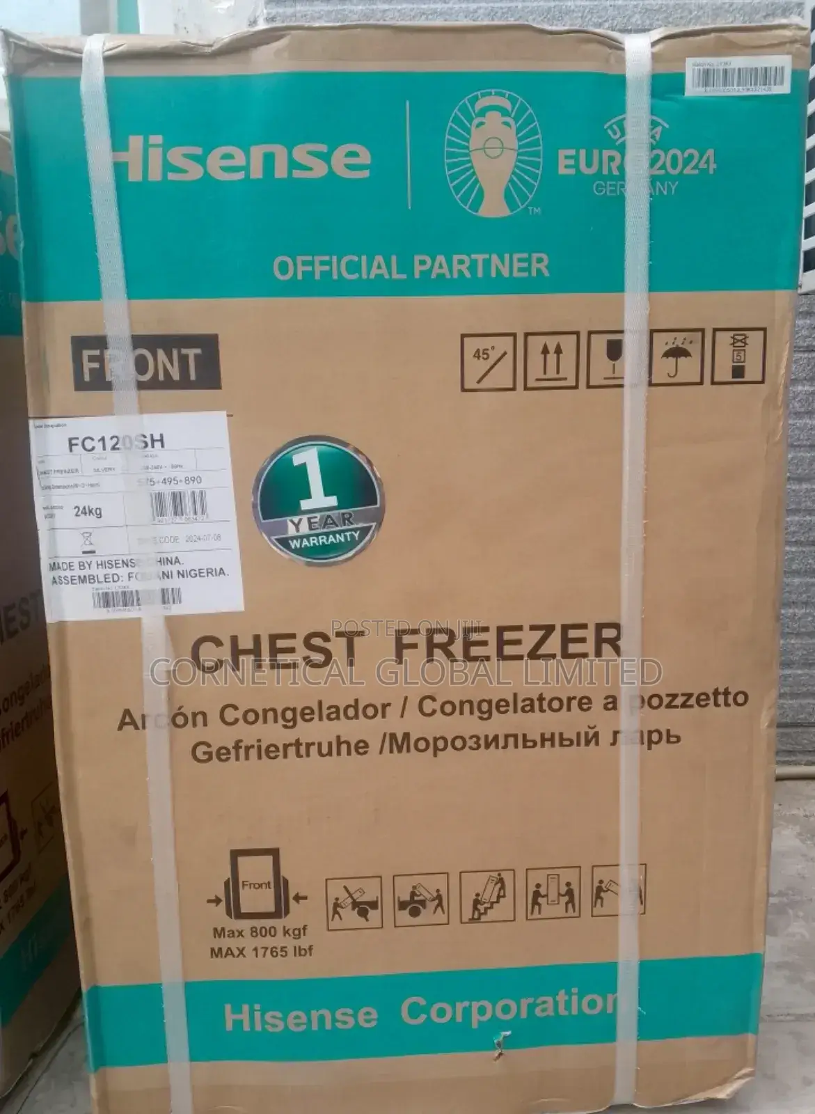 Hisense Chest Freezer 95l 120sh