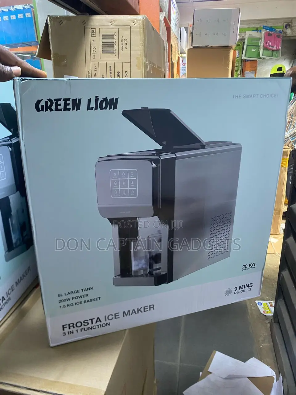 Green Lion Frosta Ice Maker 3 in 1 Function 20kg