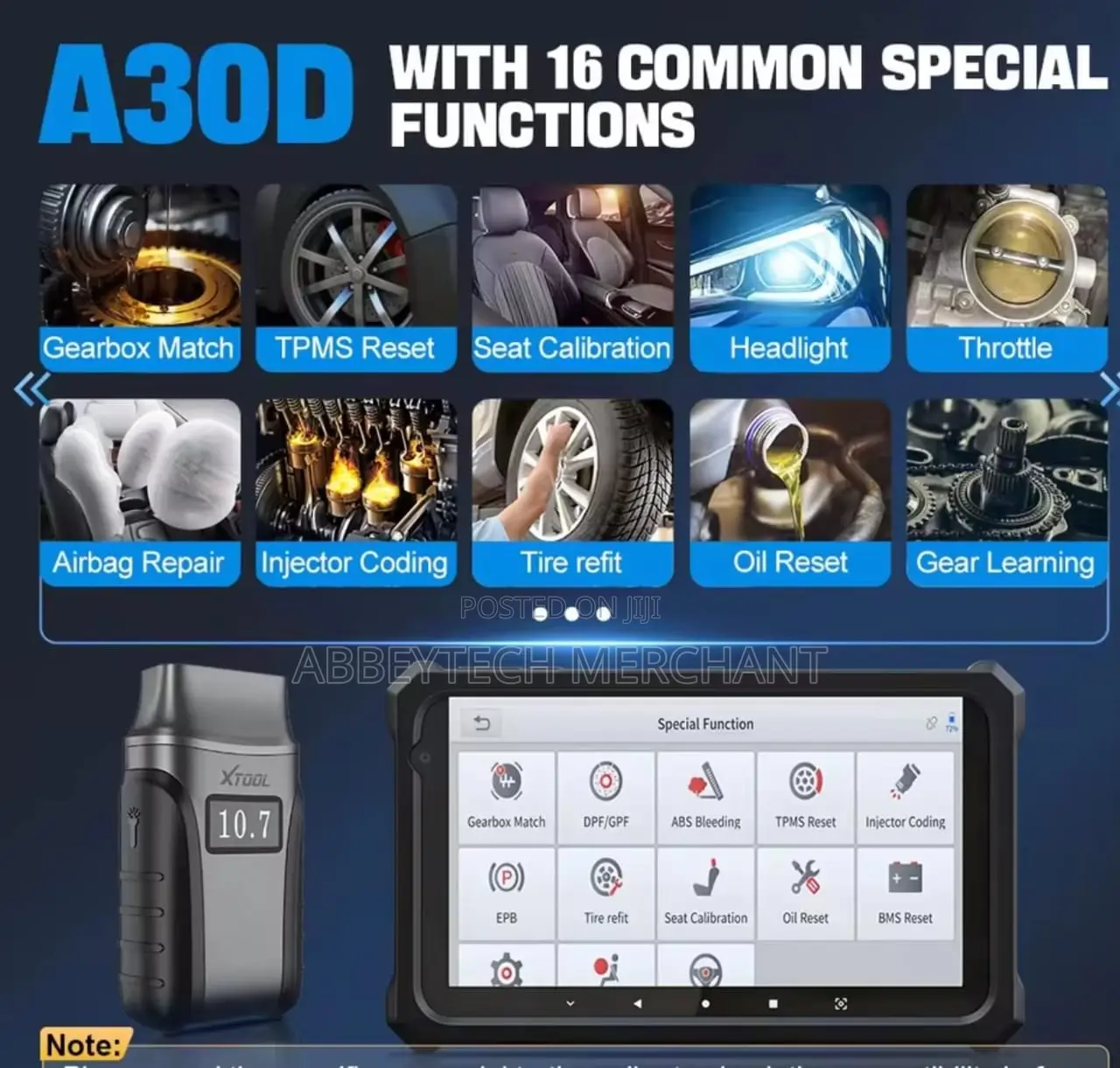 Xtool Anyscan A30d All System Car Scanner With 16 Resets for sale ...