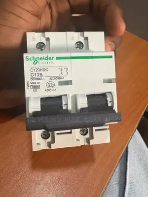 Electric Schneider Nc 120a /2 Pole Dc Breaker
