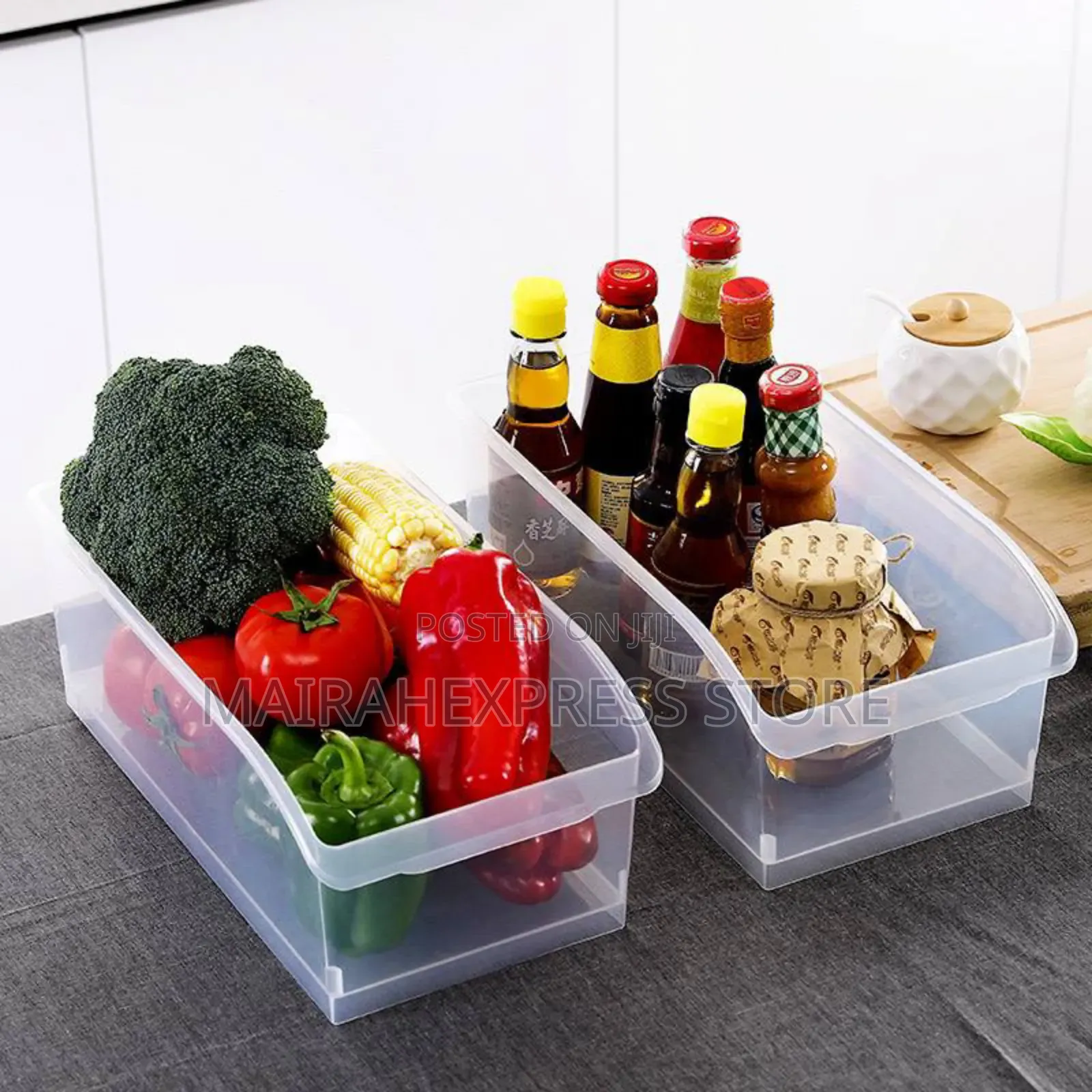 1piece Plastic Fridge Storage Container