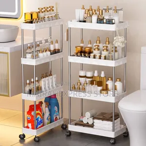4 Tiers Multipurpose Storage Trolley Rack (2st7)