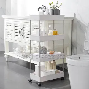 4 Tiers Multipurpose Storage Trolley Rack (2st7)