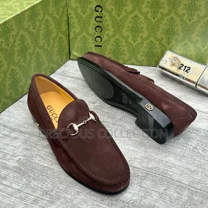 Top Quality Gucci Suede Coperate Shoes