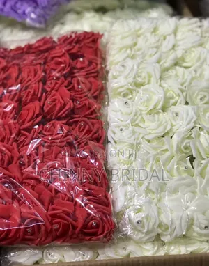 50 in a Pack of Foam Flower, Different Colors Available