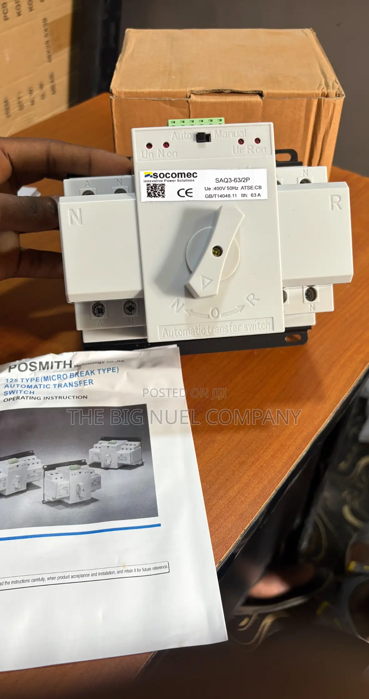Automatic Change Over Switch 63a 2 Pole