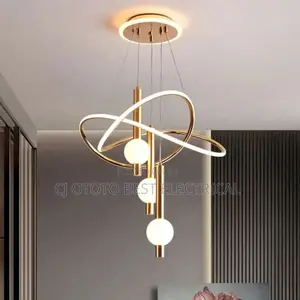 Led Pendant Light Gold and Black Body Available Now