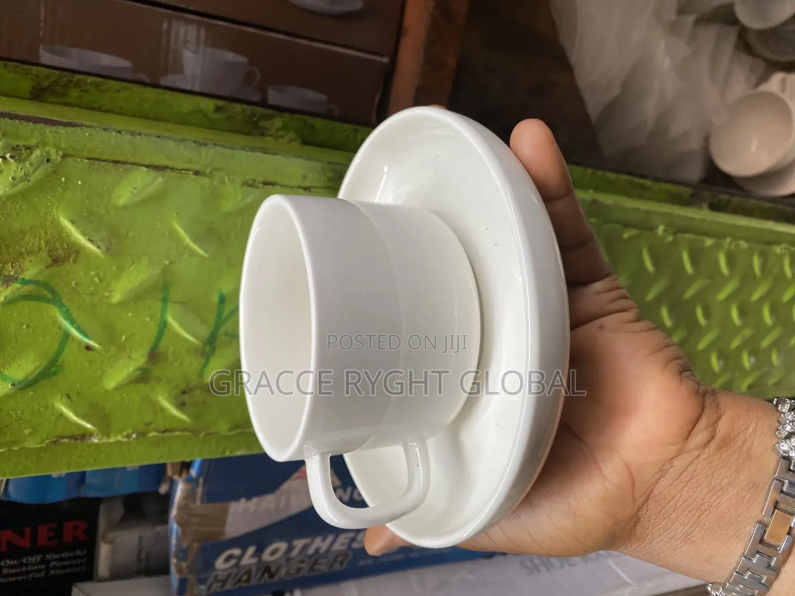 Ceramic Tea Cup and Saucer