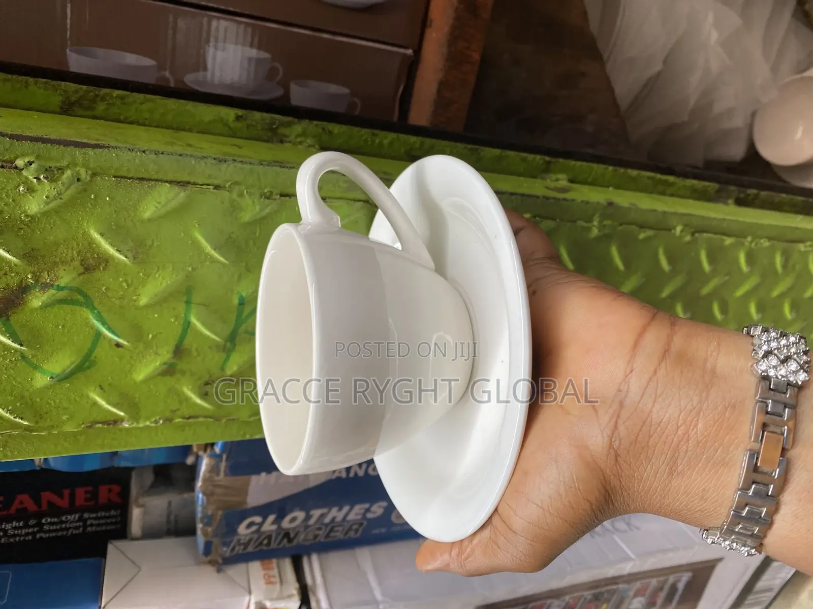 Ceramic Tea Cup and Saucer