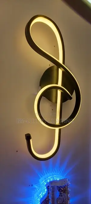 Music Note Modern Wall Light