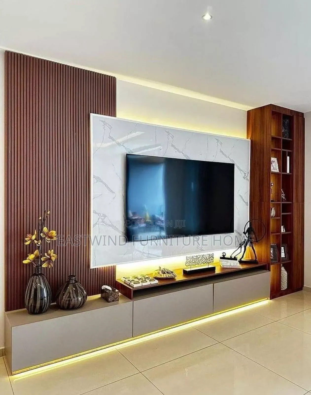 Tv Console With Shelve