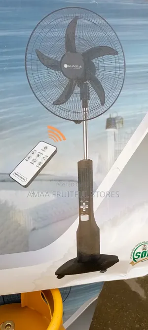 Glamstar Rechargeable Fan 18"