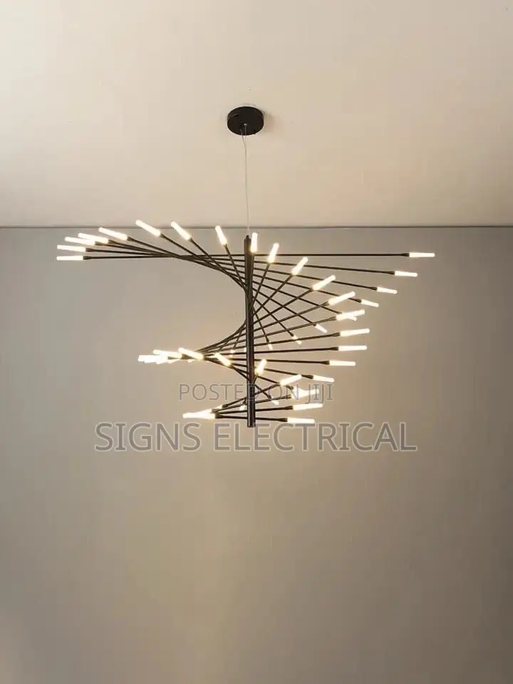 Modern Chandelier Fireworks Lights
