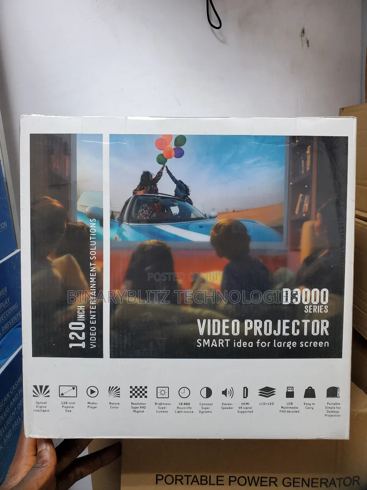 Vivibright 120inch 5000 Lumen Smart Projector