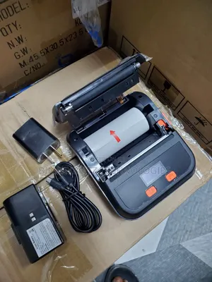 80mm Portable Label & Receipt Printer With Display
