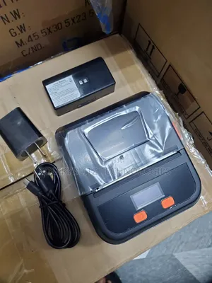 80mm Portable Label & Receipt Printer With Display