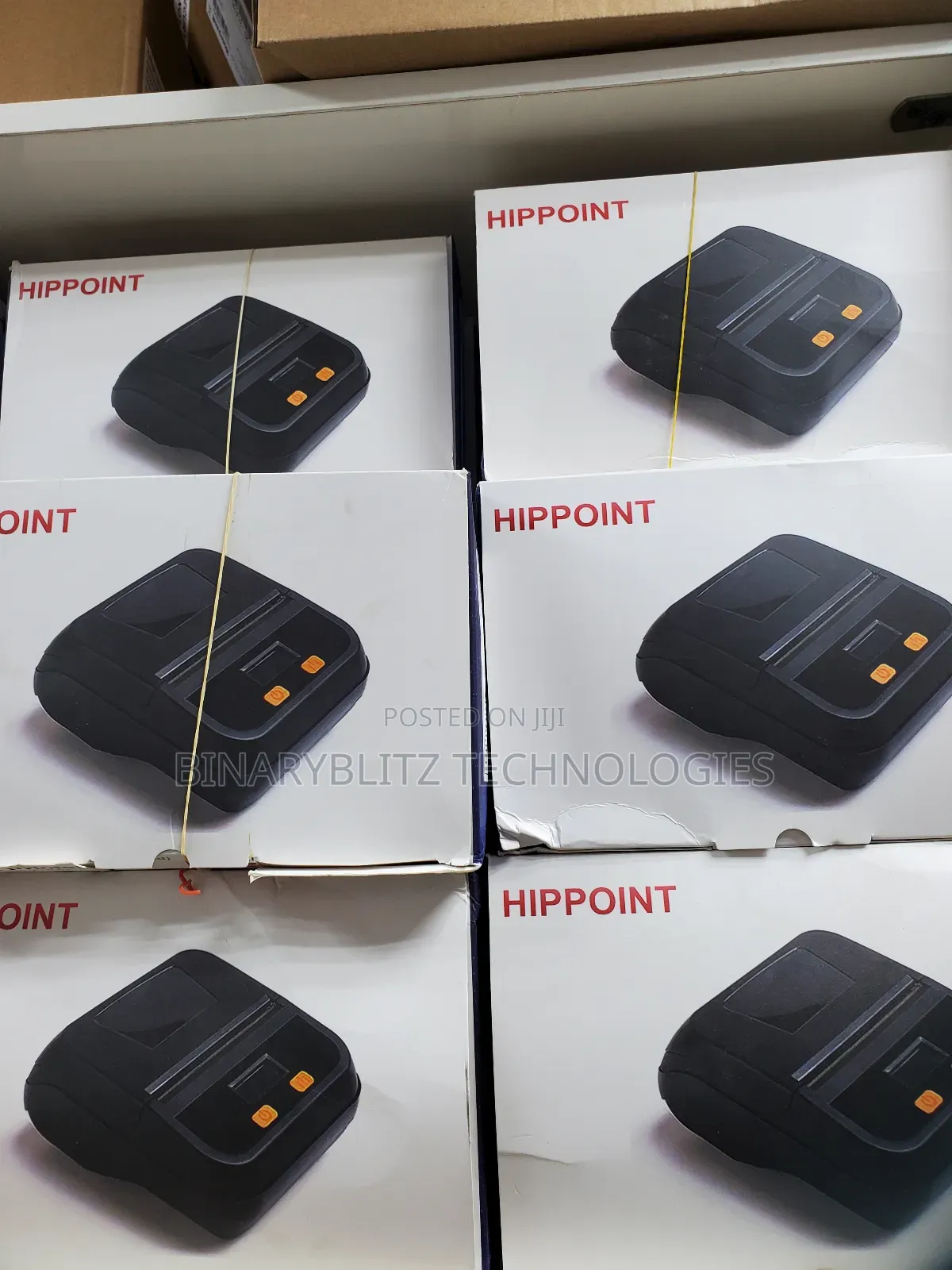80mm Portable Label & Receipt Printer With Display