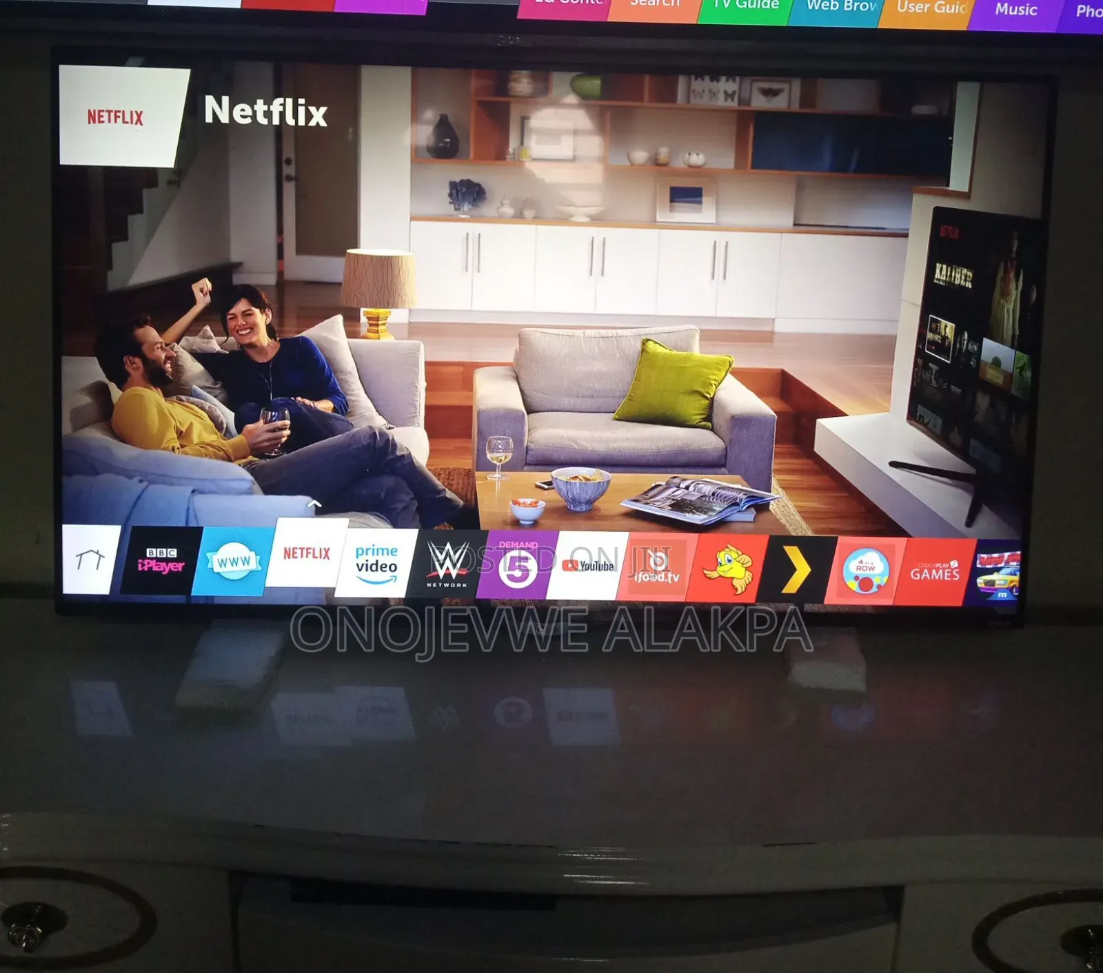 55inches Original Lg Smart Webos Tv With Magic Remote, Inbuilt Decoder