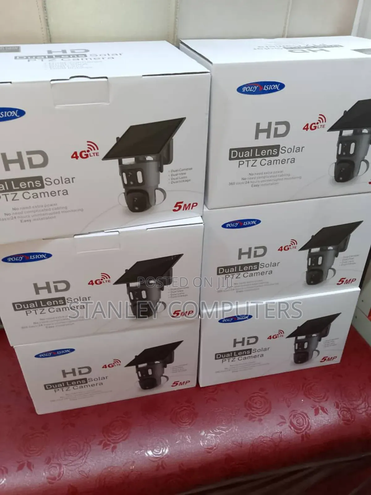 Polyvision Hd 4glte Dual Lens Solar Ptz Camera 5mp