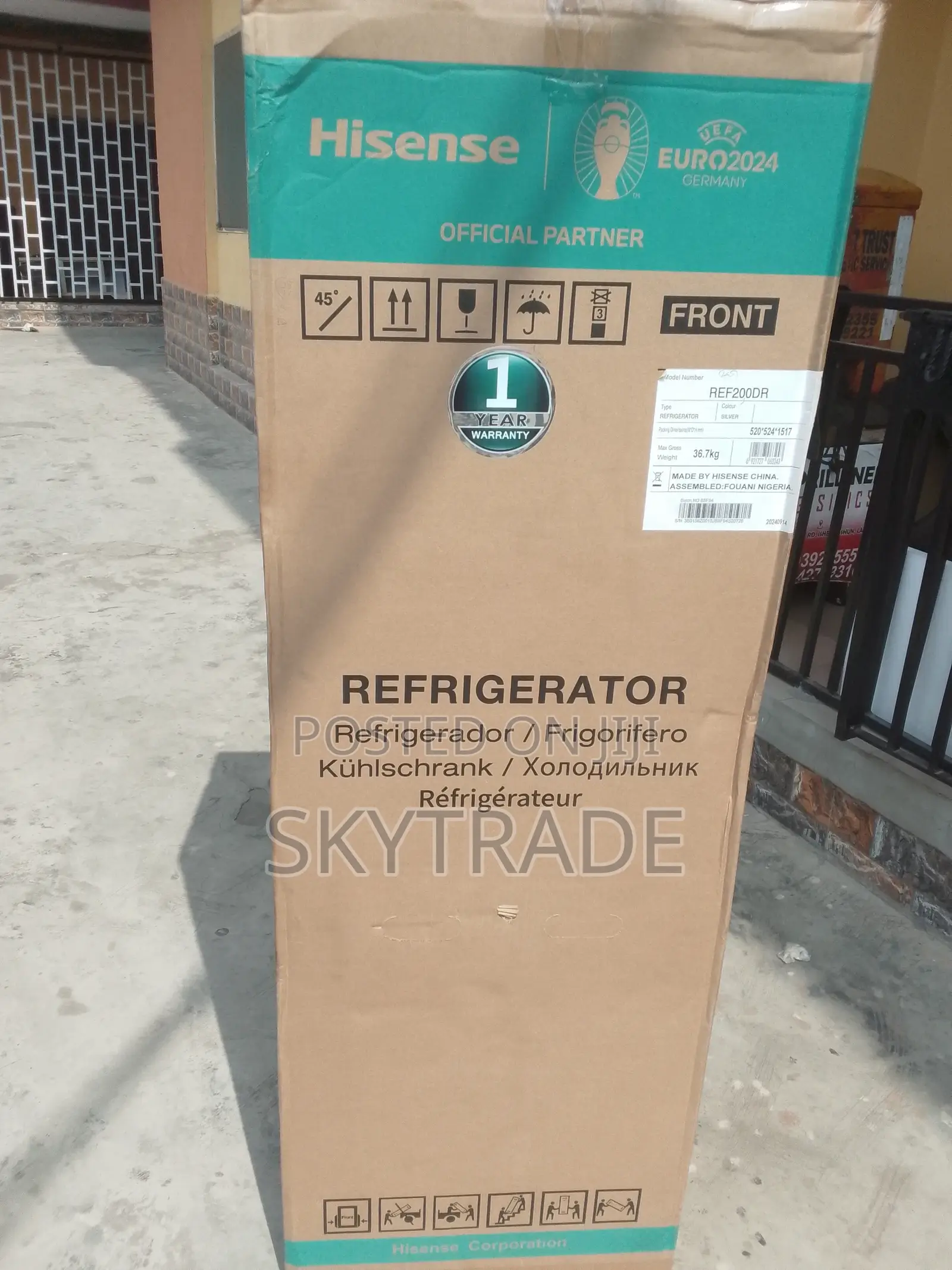 "Hisense 154l Double Door Refrigerator – Efficient Cooling