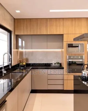 Photo - High Glossy Kitchen Cabinets