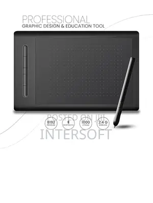 Iwireless Graphic Tablet 8.4"X 5.6" Size, Battery Free Pen,