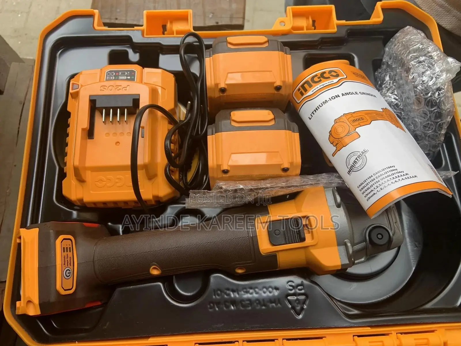 Cordless Angle Grinder 20v (115mm 4-1/2)