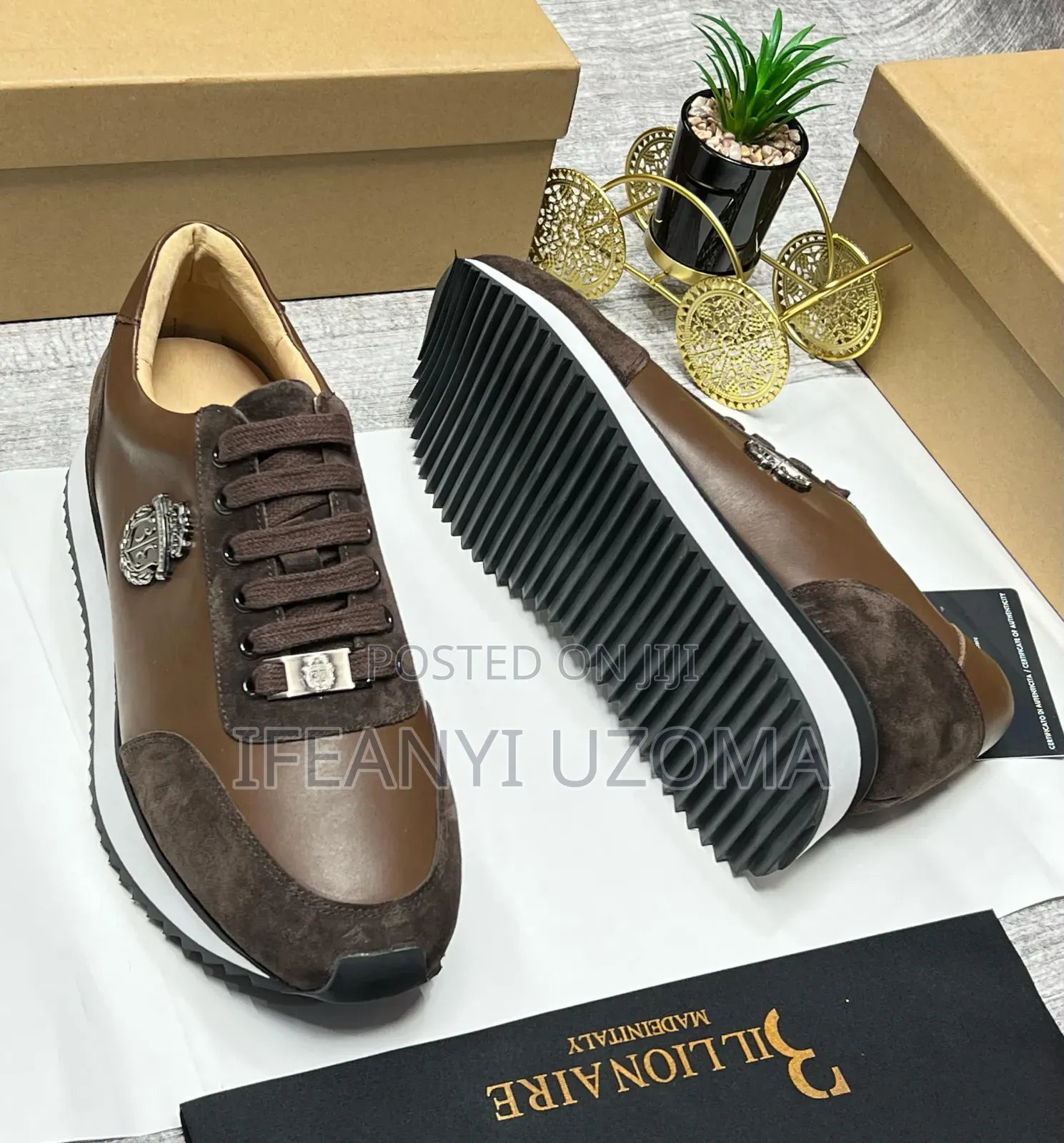 Billionaire Classic Sneakers Shoe
