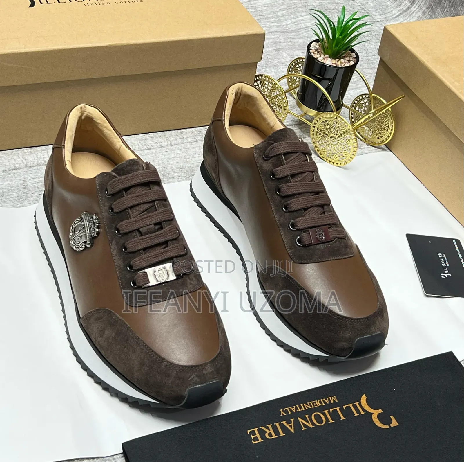 Billionaire Classic Sneakers Shoe