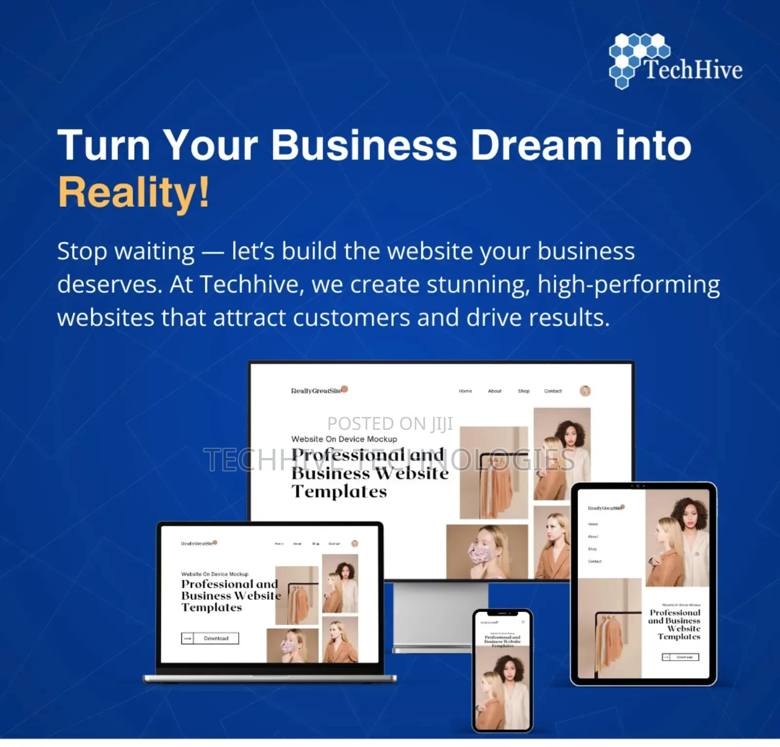 Let's Build A Website For Your Business.